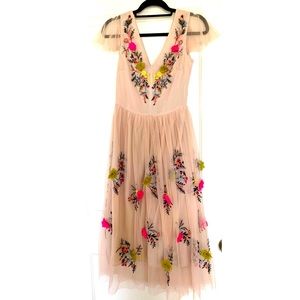Beautiful 3D Floral Dress